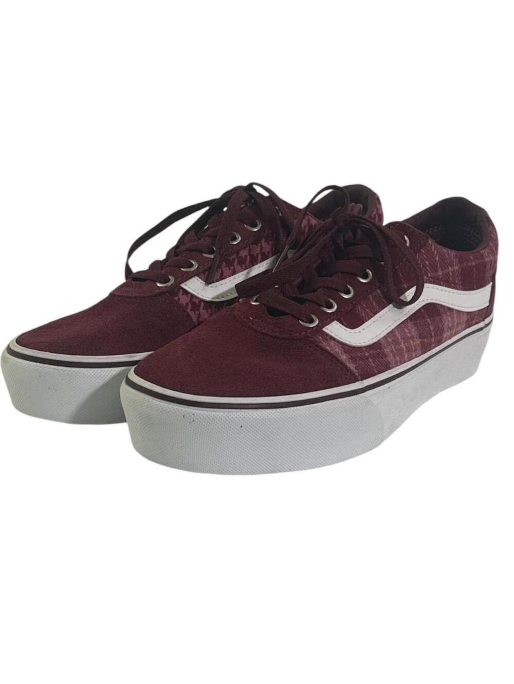 Vans Women's Burgundy and Red Trainer